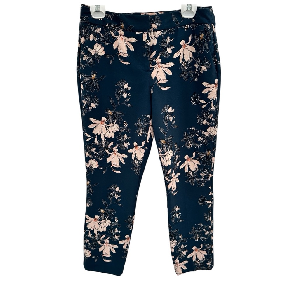 Cynthia‎ Rowley navy floral pants 6